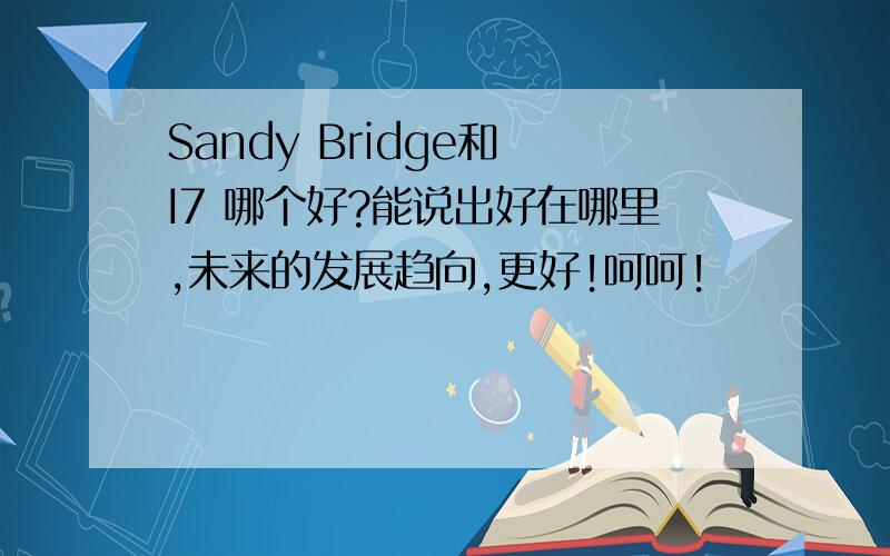 Sandy Bridge和 I7 哪个好?能说出好在哪里,未来的发展趋向,更好!呵呵!